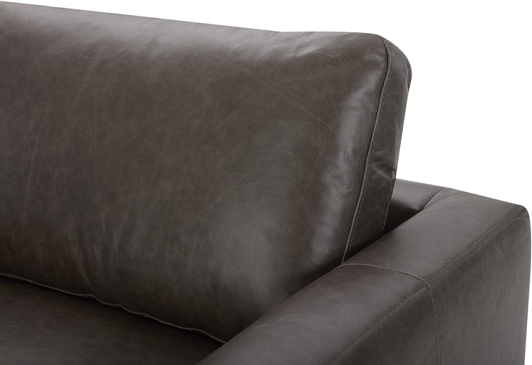 Westview Extra-Deep Down-Filled Leather Chair