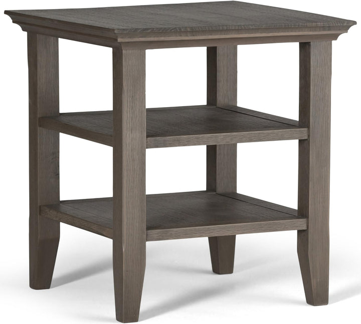 Acadian 19" End Table, Farmhouse Grey