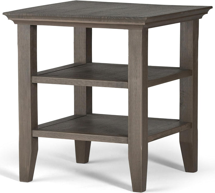 Acadian 19" End Table, Farmhouse Grey