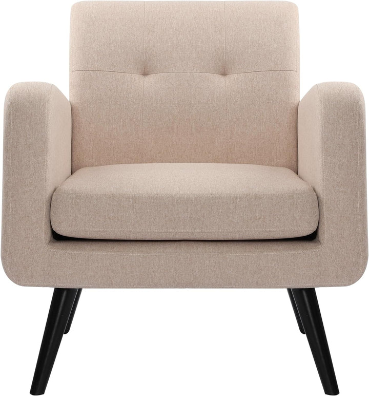 Accent Chairs for Living Room, Beige, Set of 1