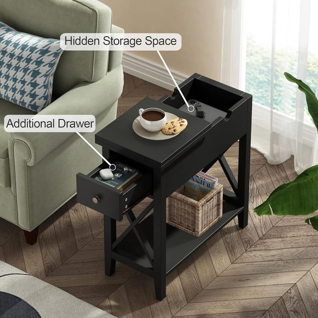 End Table with Drawer for Living Room