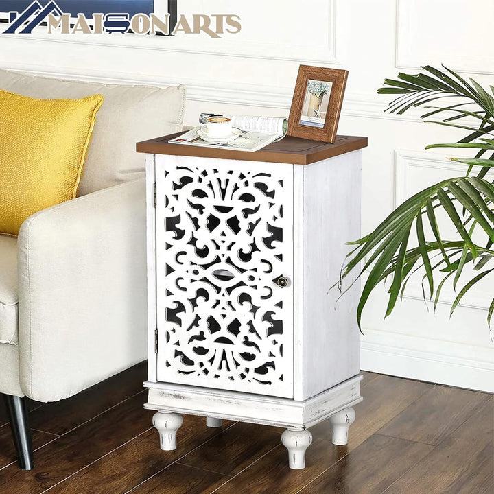 31.5" H White Accent Storage Cabinet Door