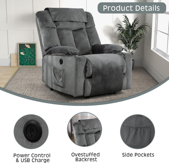 Power Lift Recliner Chair for Elderly Heavy Duty