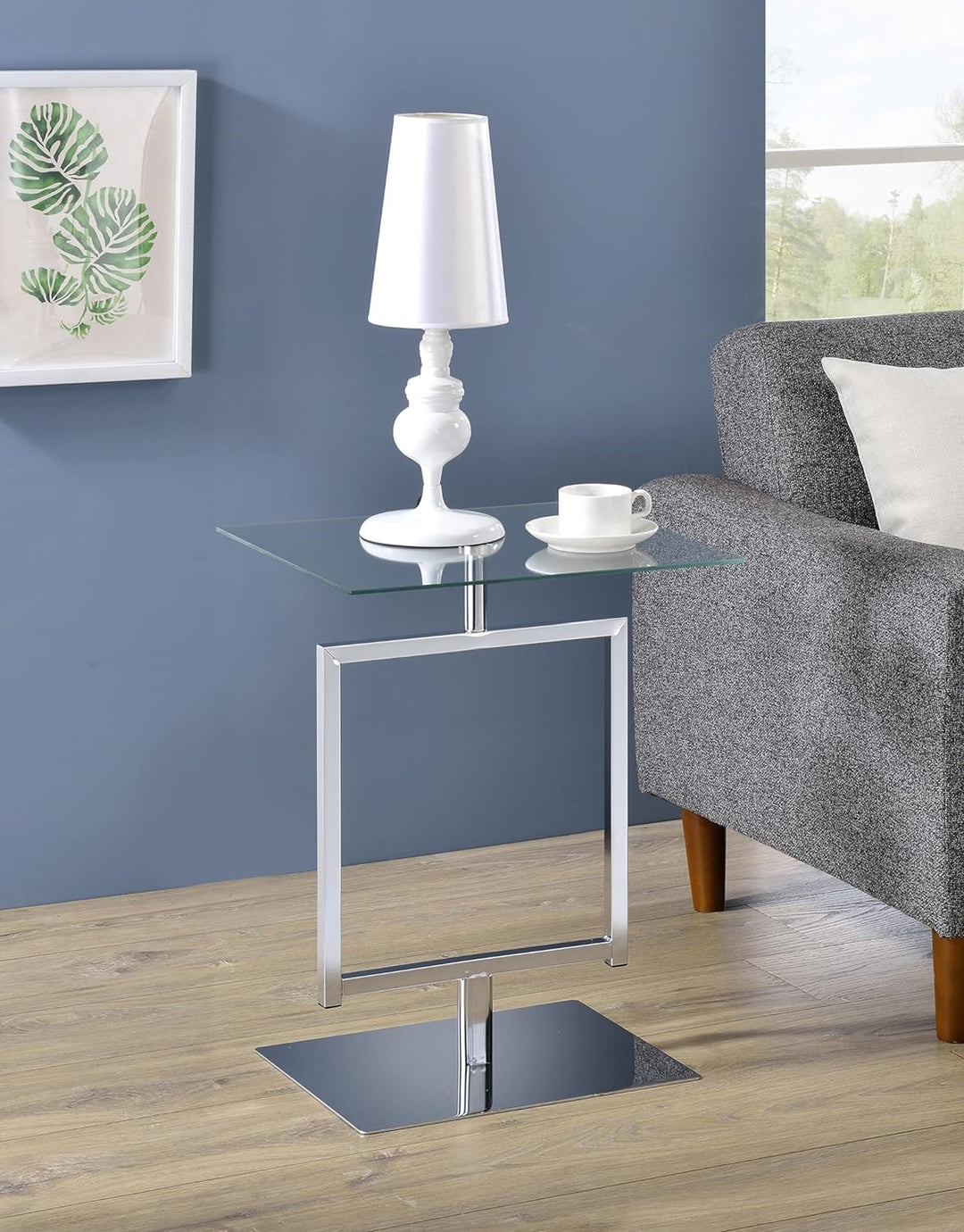 Molein Side Table, Chrome