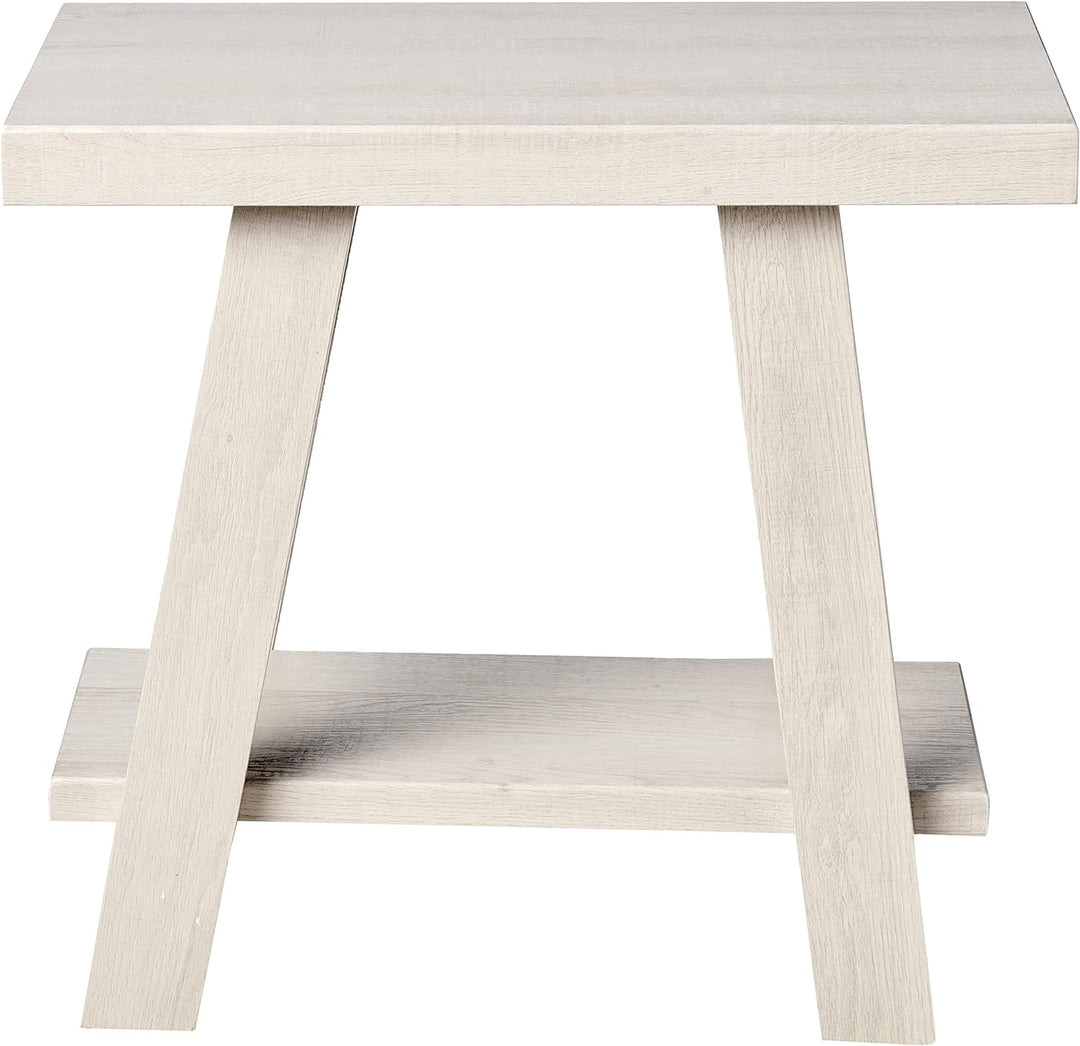 Athens Contemporary Wood Small End Table