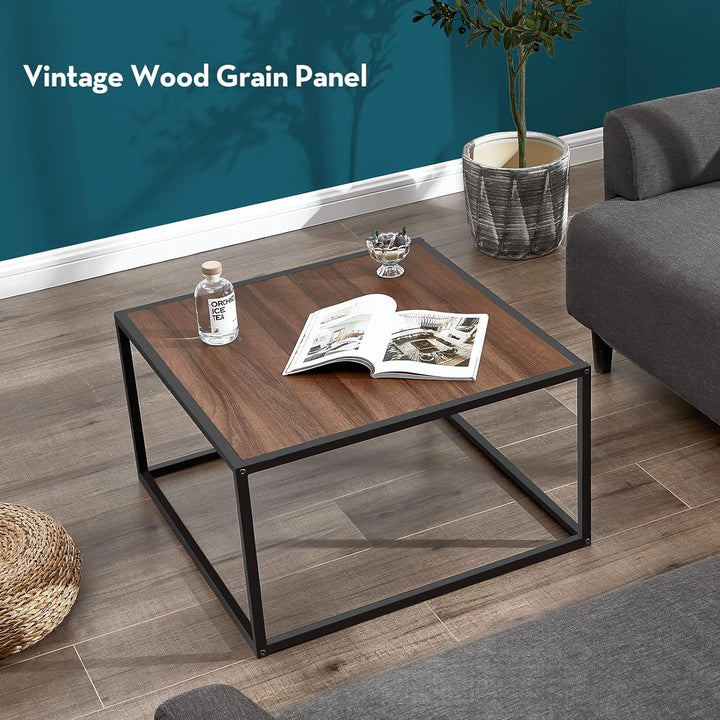 Rustic Farmhouse Coffee Table, Walnut