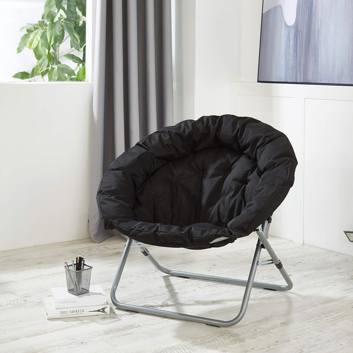 Oversized Polycanvas Foldable Saucer Chair