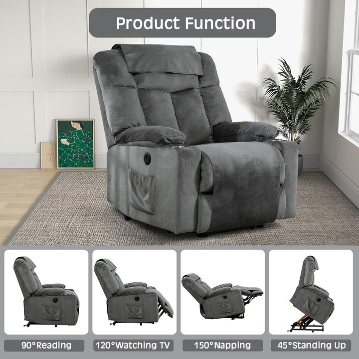 Power Lift Recliner Chair for Elderly Heavy Duty