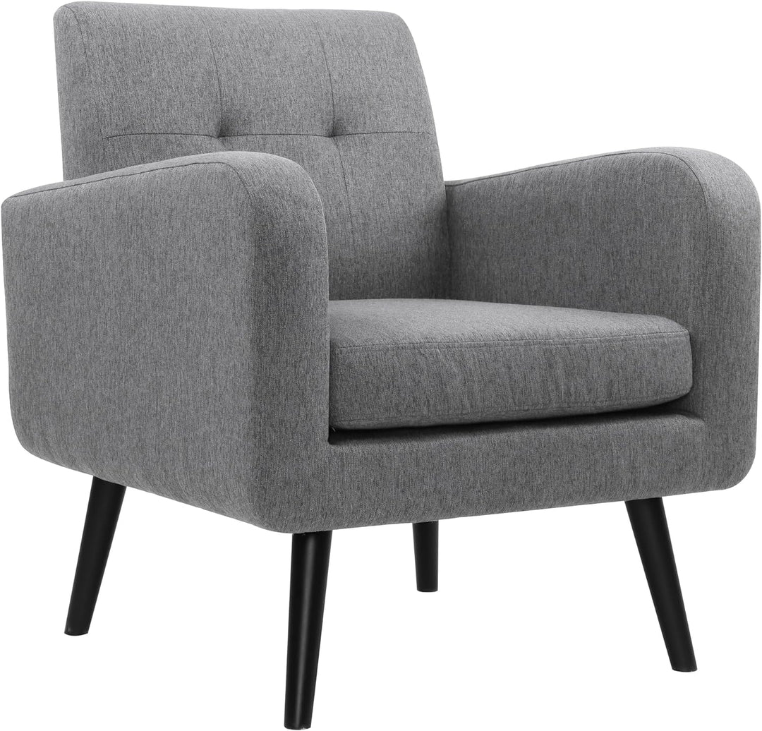 Accent Chairs for Living Room, Dark Gray, Set of 1