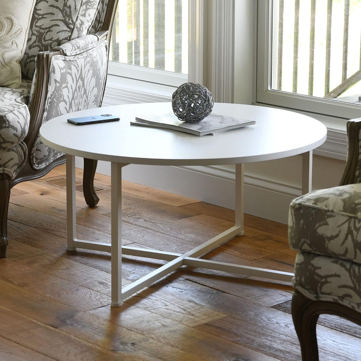 Scandinavian-Style Coffee Table, White