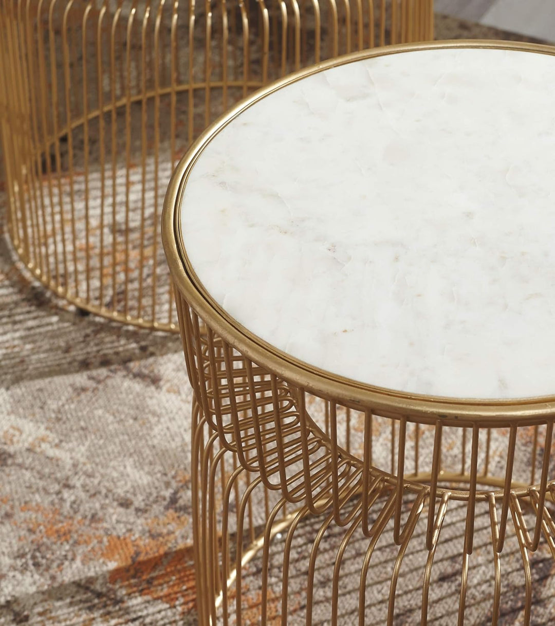 Vernway Accent Table, Gold