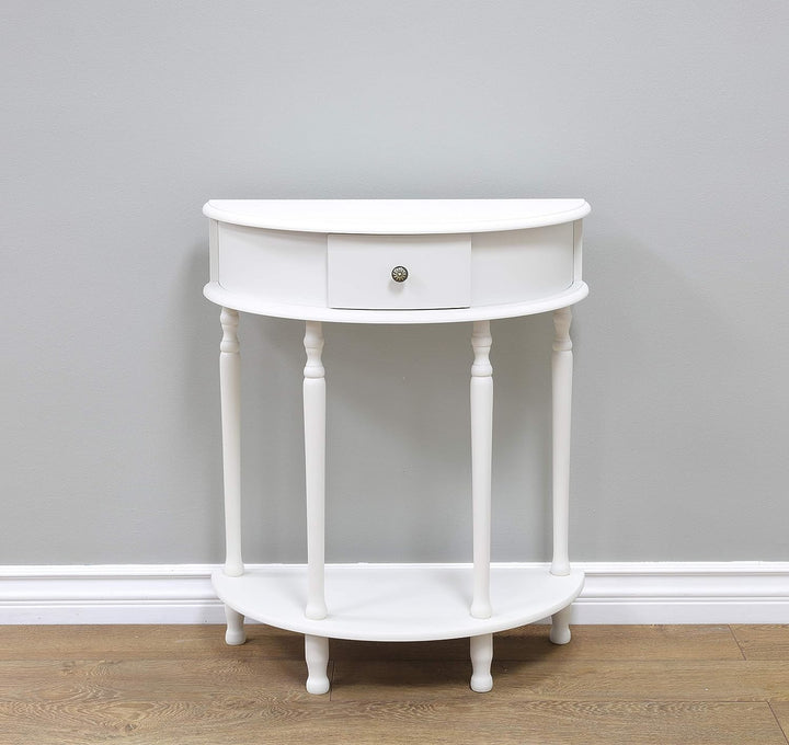 Frenchi Home Furnishing Canterbury End Table White