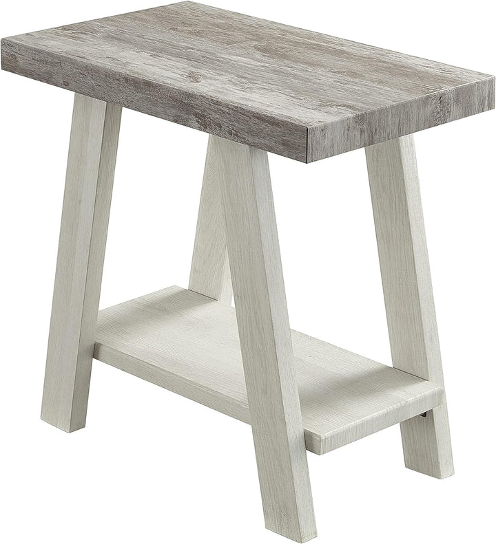 Athens Contemporary Wood Small End Table