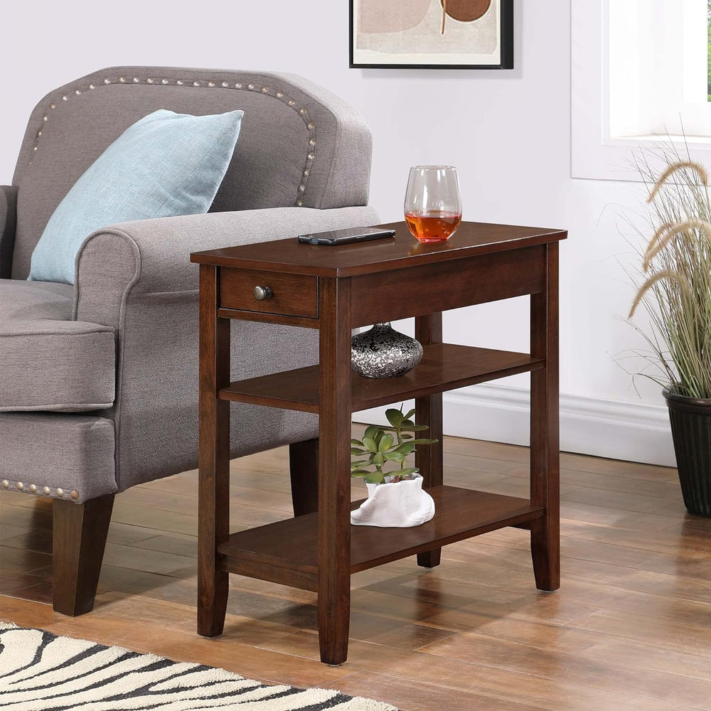 American Heritage 3-Tier End Table, Espresso