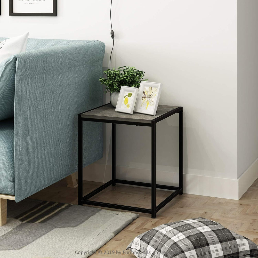 Camnus Modern End Table, French Oak Grey