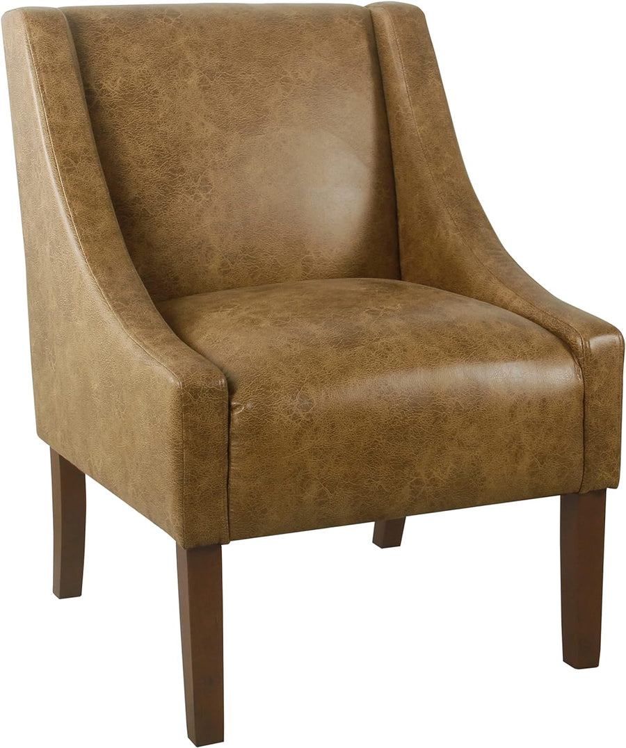 Swoop Arm Chair armchairs, Brown