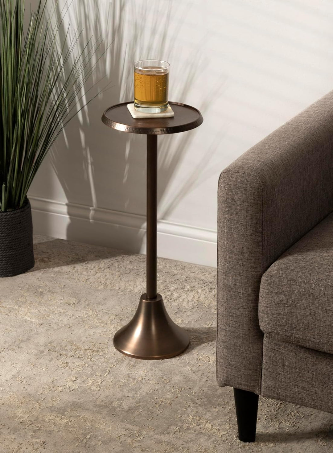 Sanzo Decorative Modern Pedestal Side Table