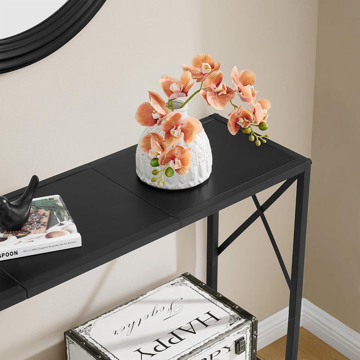 Console Table, 2-Tier Entryway Table 41.8L