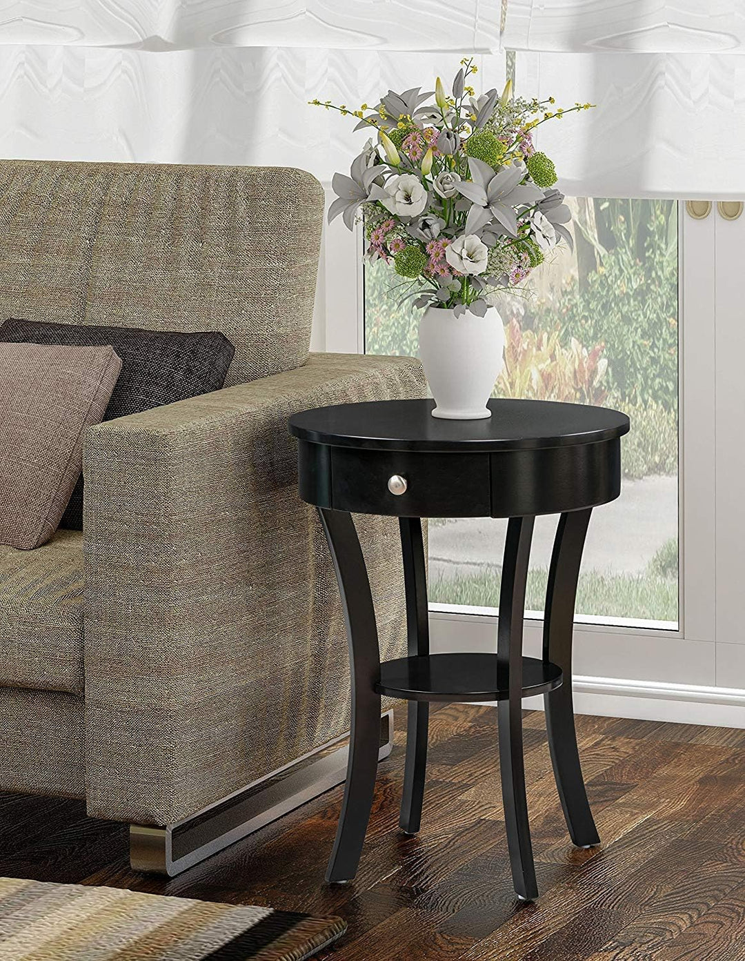 Classic Accents Schaffer End Table, Black