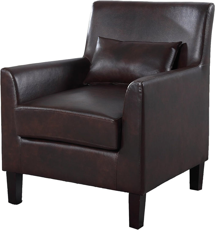 Cassidy Upholstered Accent Chair, Espresso