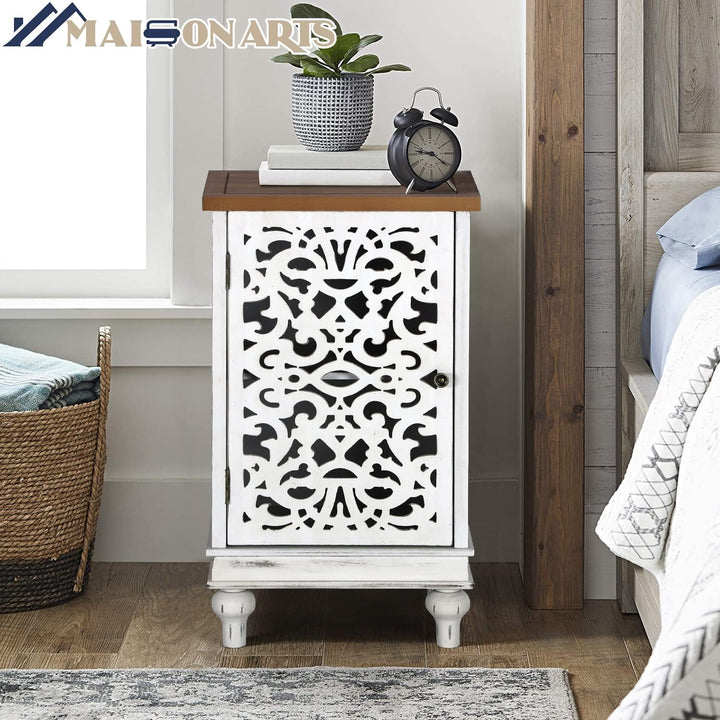 31.5" H White Accent Storage Cabinet Door