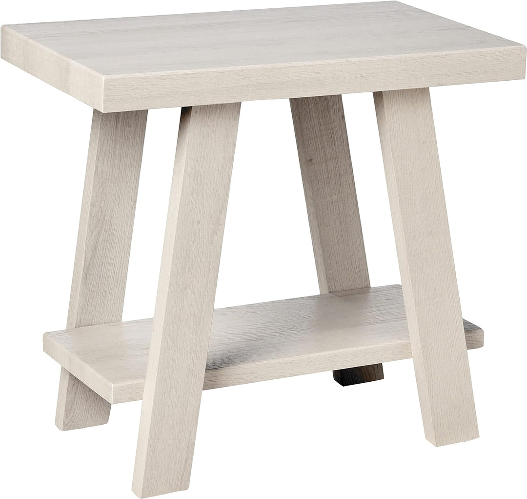 Athens Contemporary Wood Small End Table