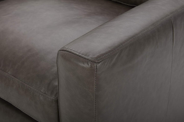 Westview Extra-Deep Down-Filled Leather Chair