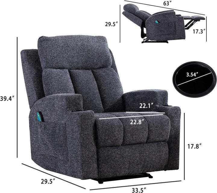 Manual Massage Recliner Chairs with Heat