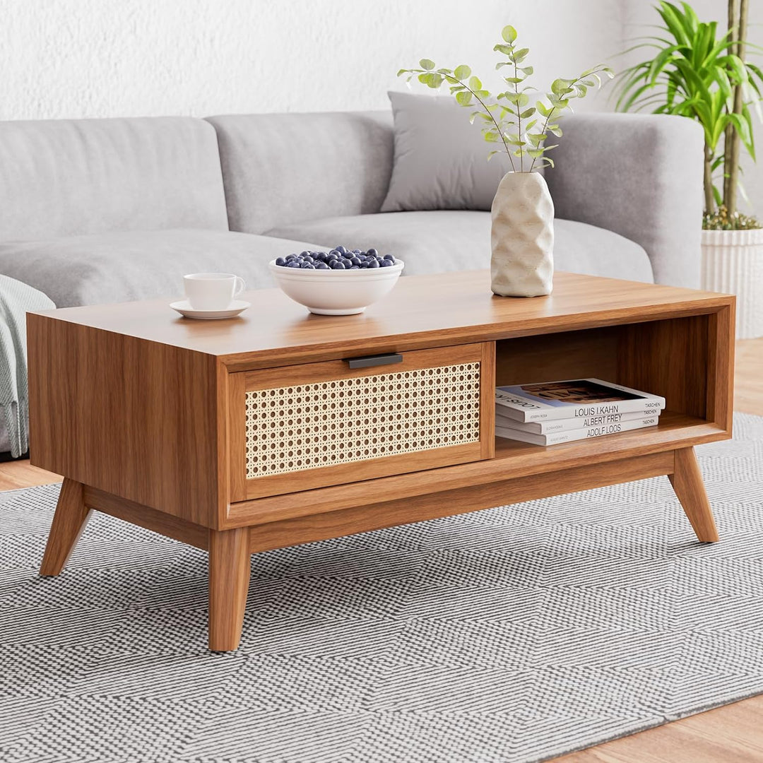 Elegant Coffee Table, Dark Chocolate