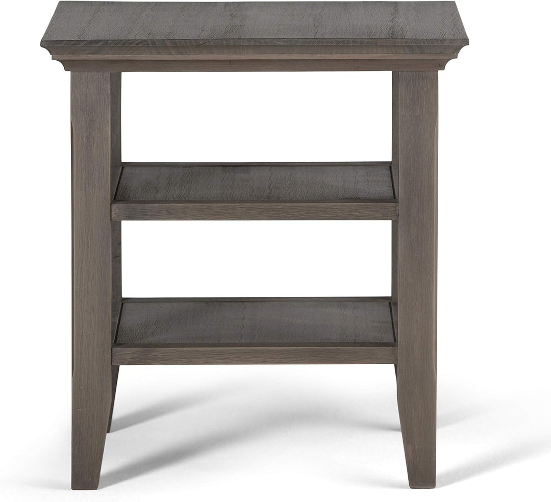 Acadian 19" End Table, Farmhouse Grey