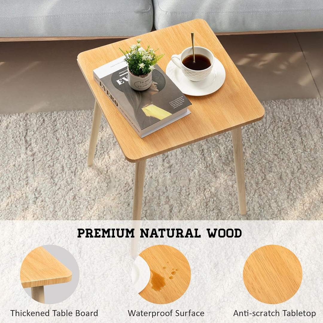 Side Table, Modern End Table, Wooden Small Living Room