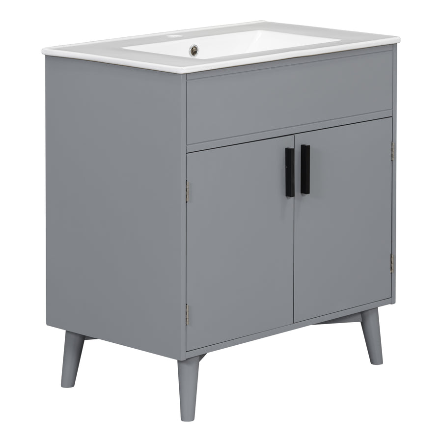 Bathroom Vanity Set with Sink and Storage Cabinet Combo