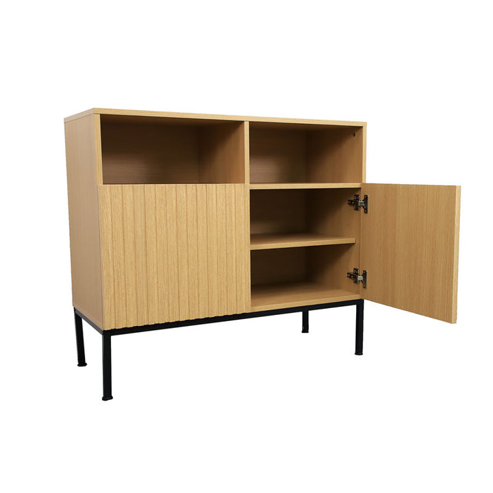 Modern Coffee Bar Corner Storage Cabinet