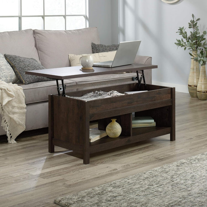 Sauder Cannery Bridge Lift-top Coffee Table, Oak Finish