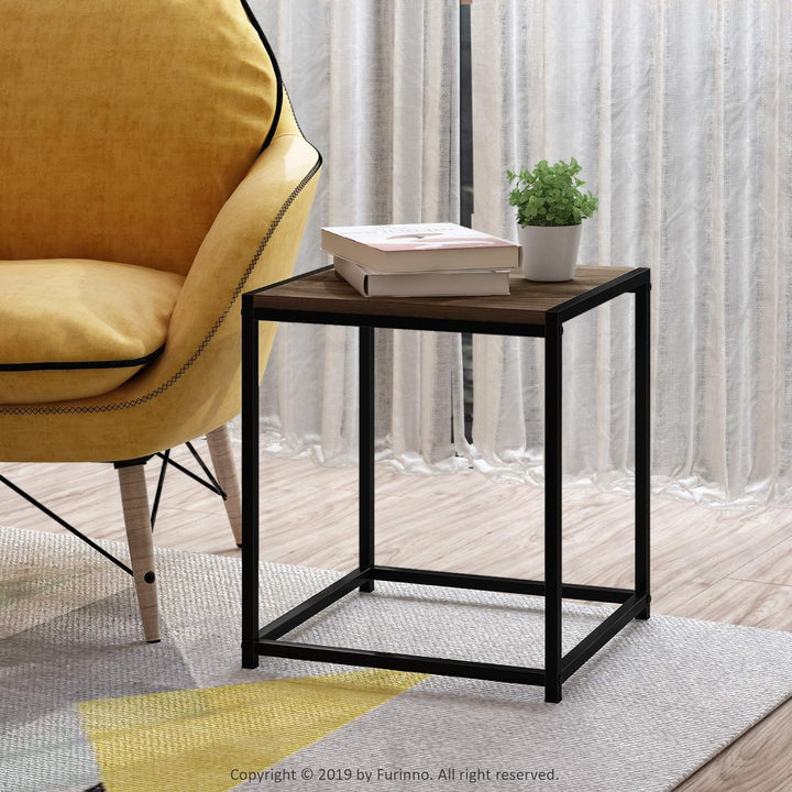 Camnus Modern End Table, Columbia Walnut