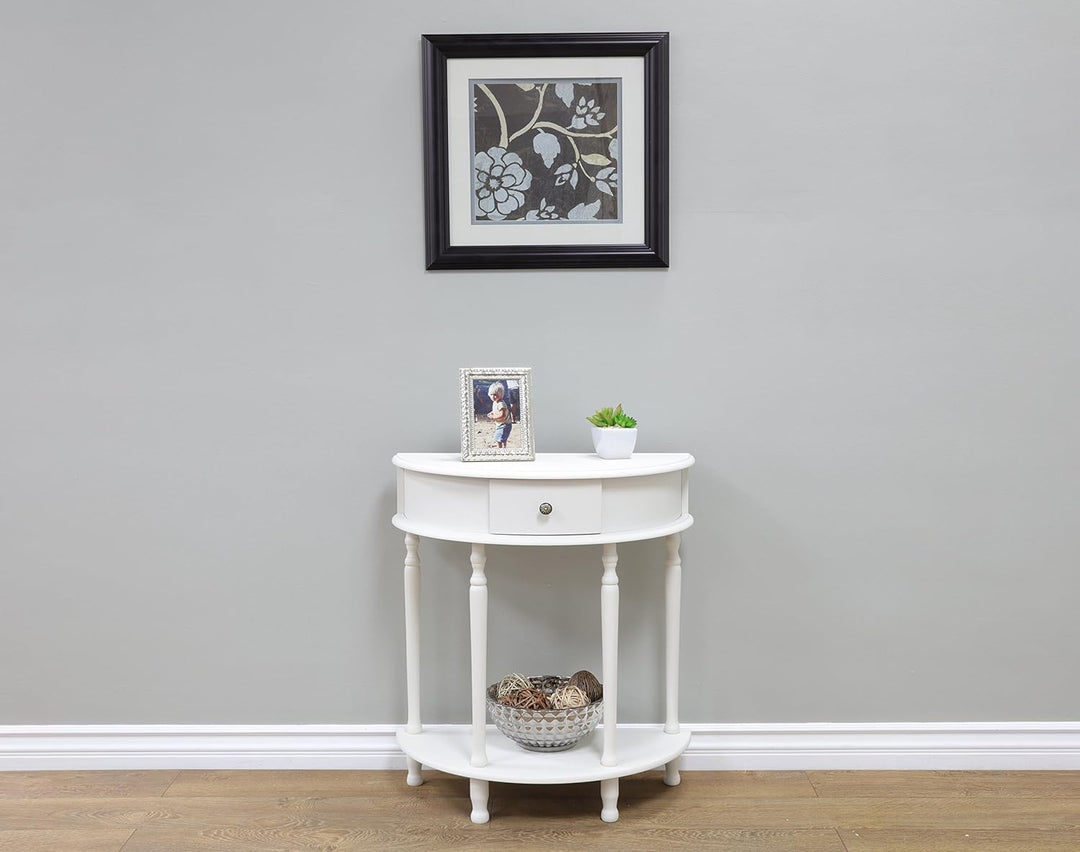 Frenchi Home Furnishing Canterbury End Table White