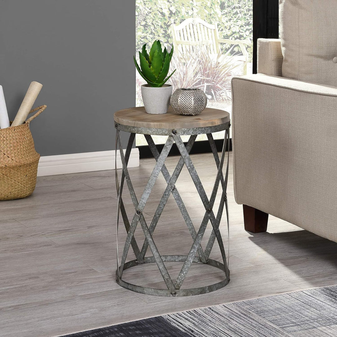 Westbrook Farmhouse Cottage Galvanized Table