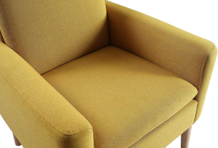 Modern Accent Fabric Chair, Comfy Upholstered Arm Chair