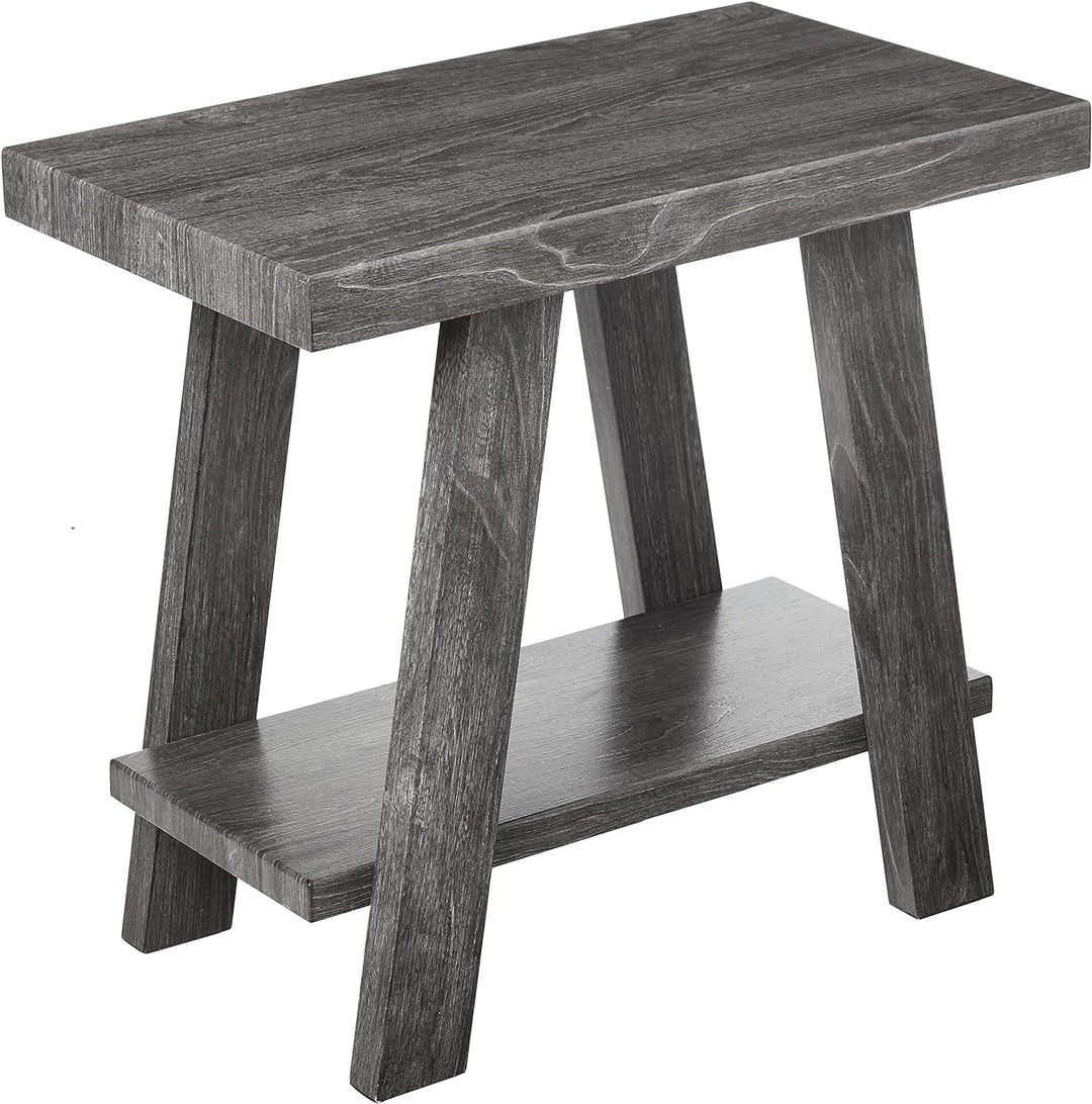 Athens Contemporary Wood Small End Table