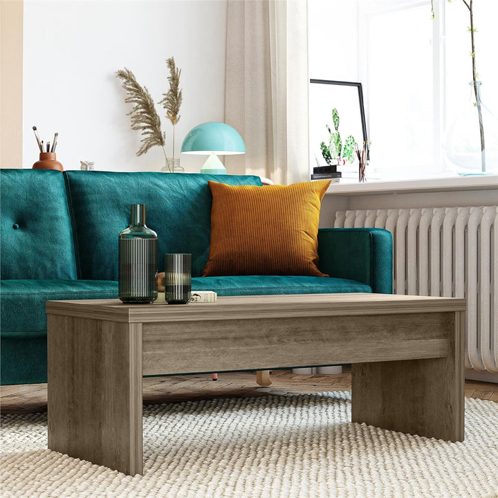 Mr. Kate Winston Lift Top Coffee Table, Rustic Oak