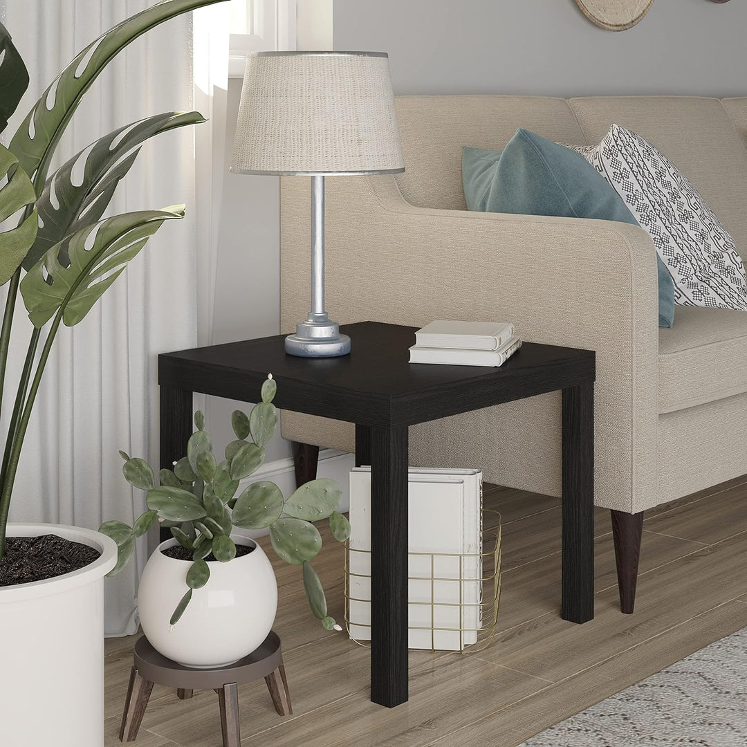 Parsons Modern End Table, Brown