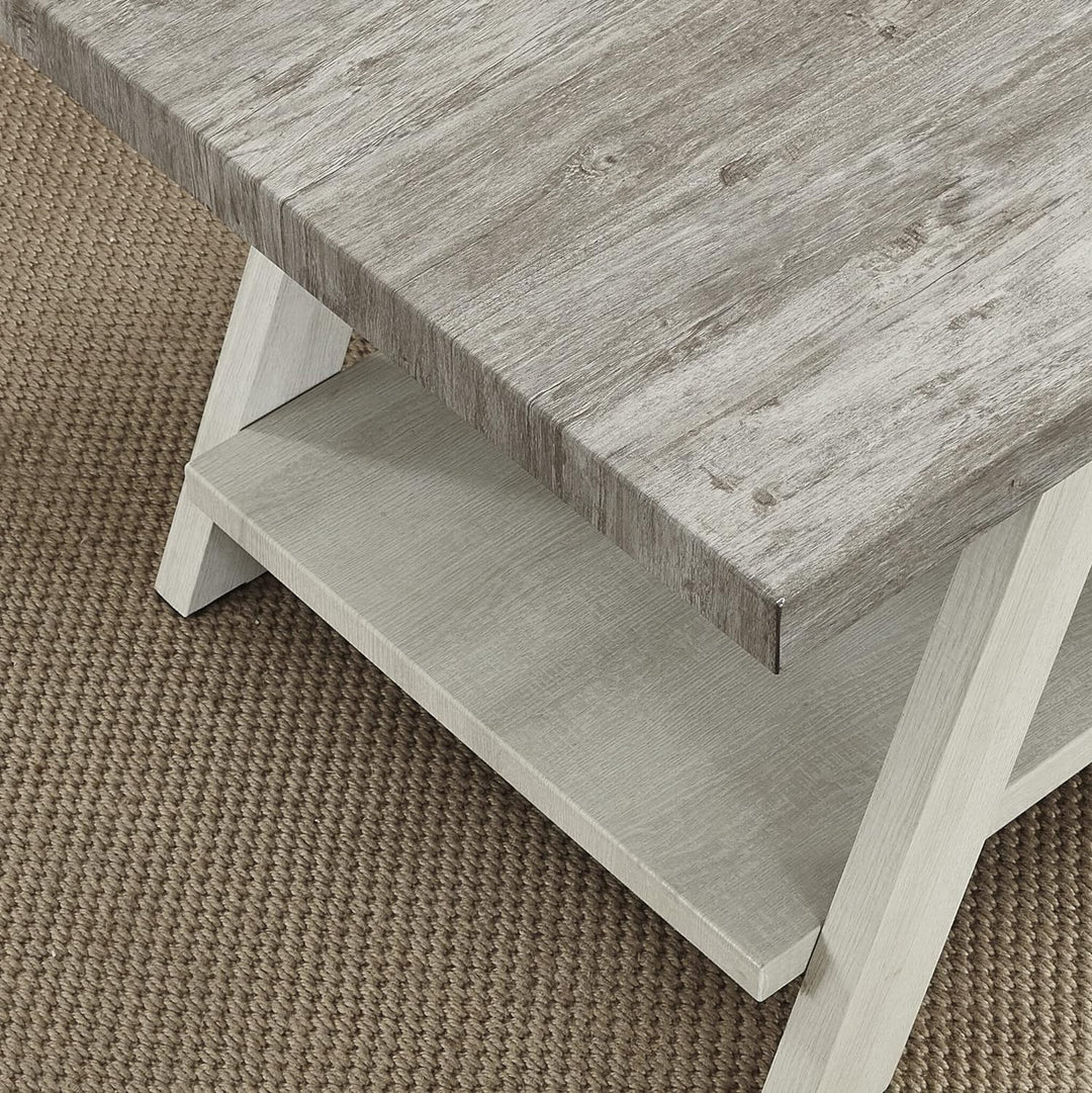 Athens Contemporary Wood Small End Table