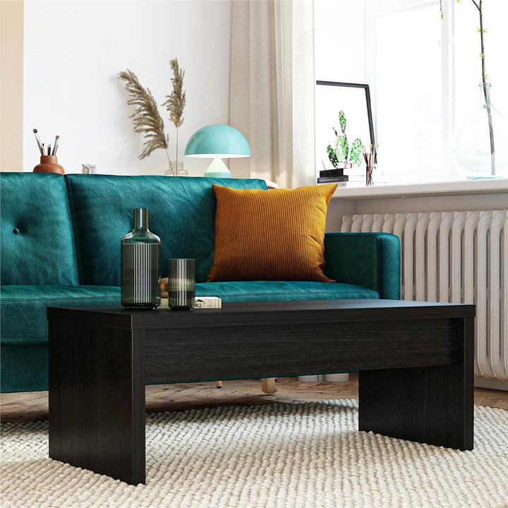 Mr. Kate Winston Lift Top Coffee Table, Black Oak