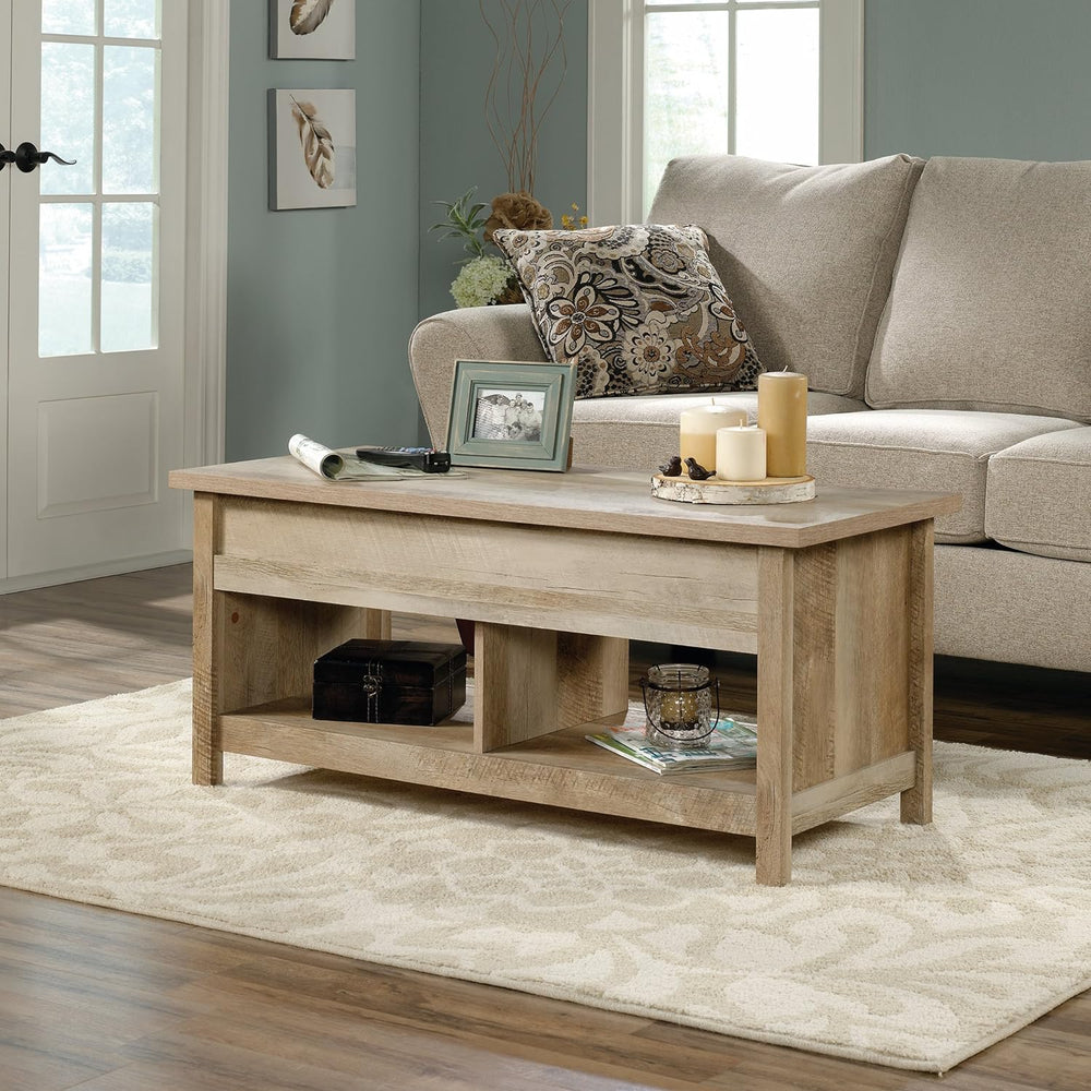 Sauder Cannery Bridge Lift Top Coffee Table, Lintel Oak