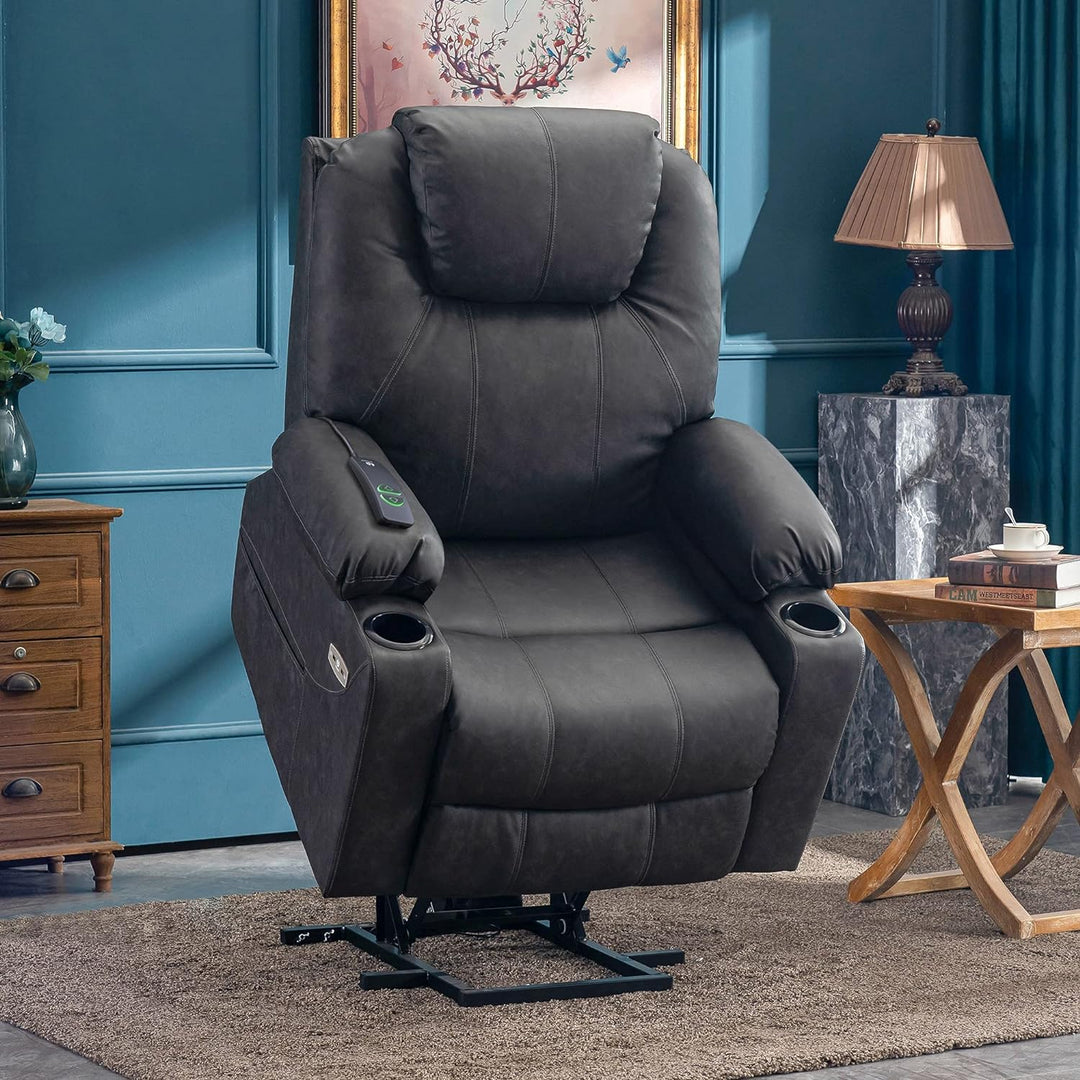 Electric Power Lift Recliner Chair Sofa, Gray