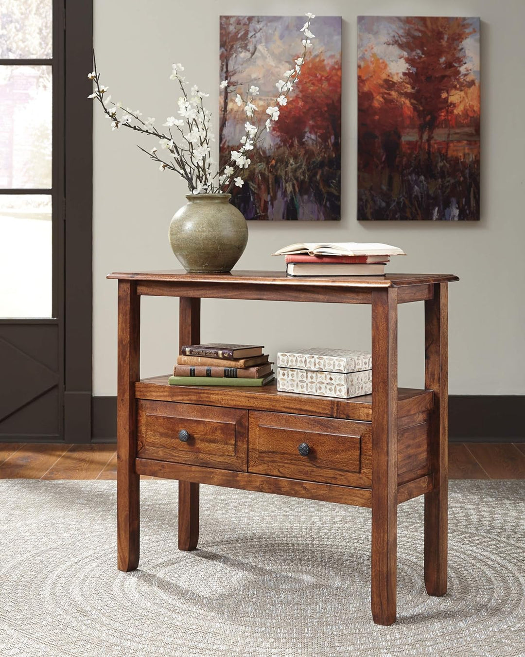 Abbonto Accent Table, Brown