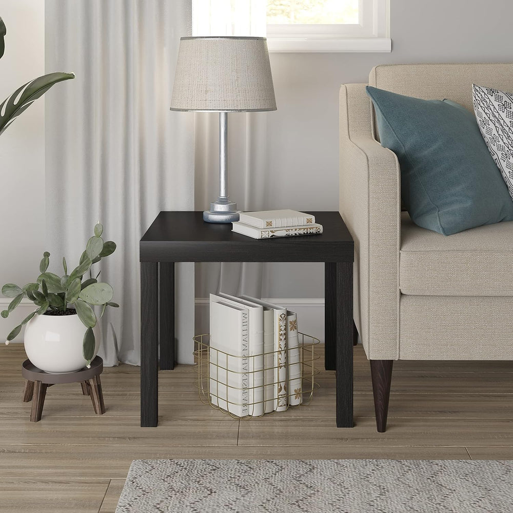 Parsons Modern End Table, Brown