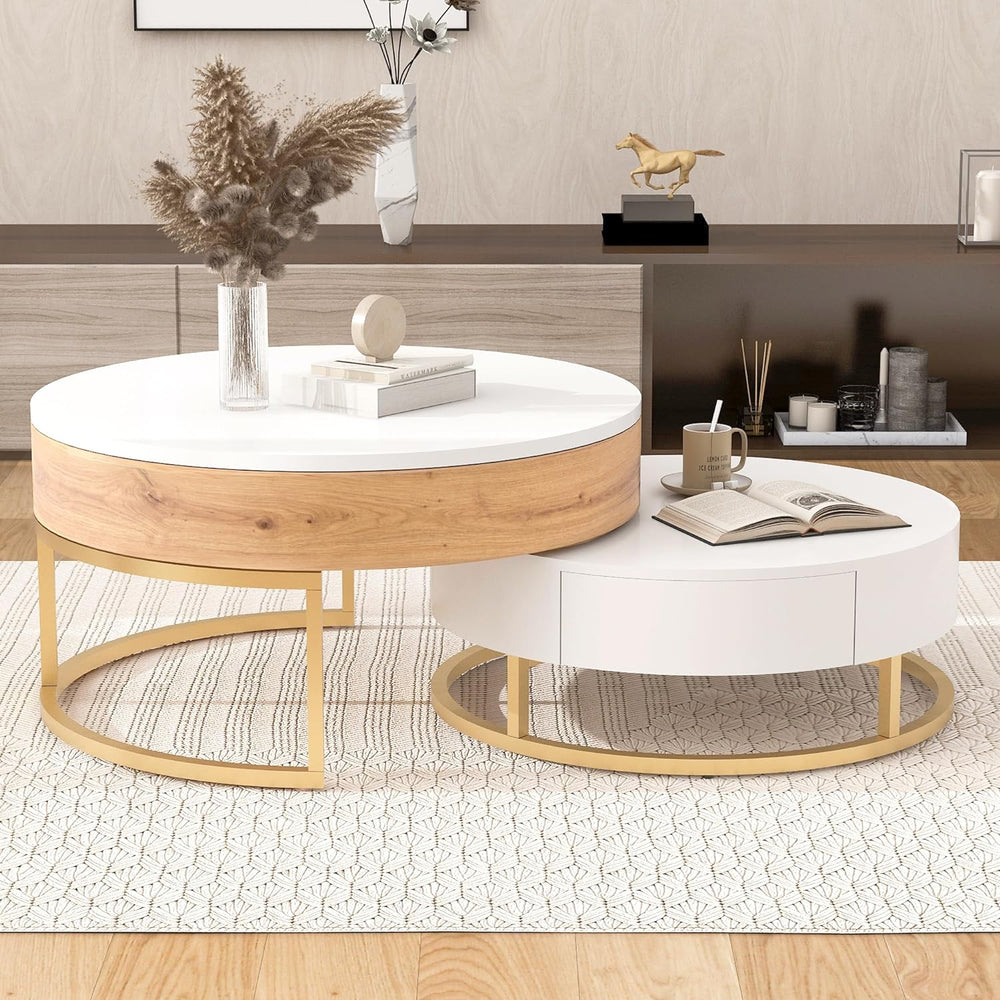 50 Best Coffee Tables for Small Spaces, White Natural