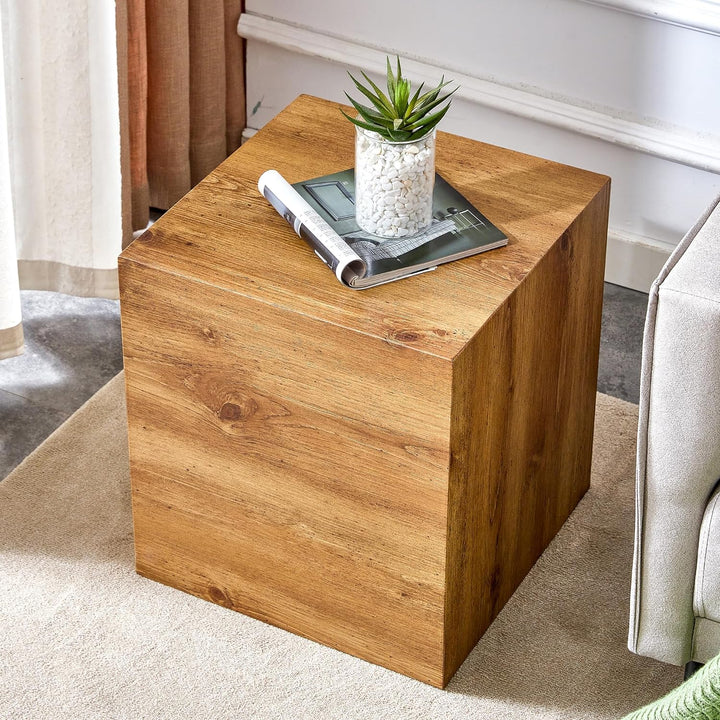 Stylish Modern Coffee Table with Walnut Finish, Side Table