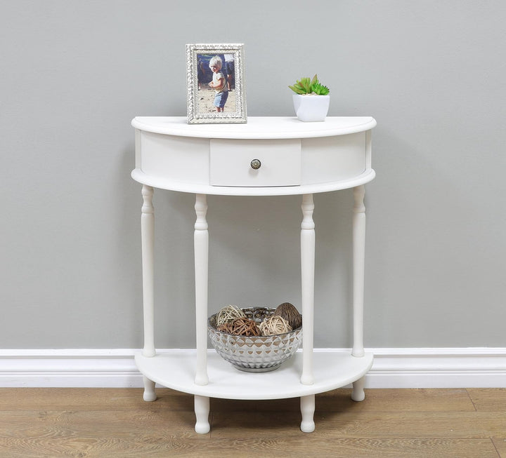 Frenchi Home Furnishing Canterbury End Table White